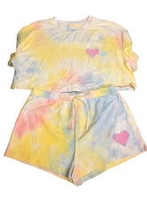 Load image into Gallery viewer, Crop Top Tie Dye short Set
