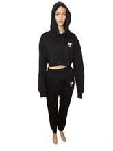 Load image into Gallery viewer, Crop Top and jogger set
